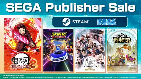 Steam平台“SEGA Publisher Sale”火热进行中！