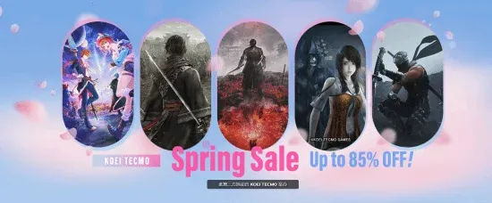 光荣特库摩Steam春季特卖开启，多款大作迎来史低价 - 念安游戏资讯