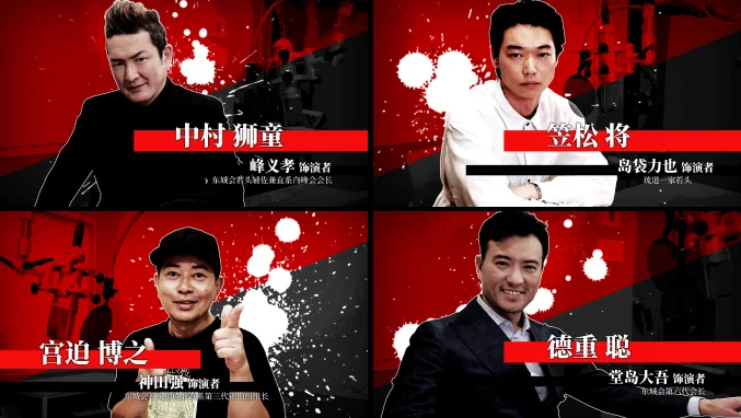 《人中之龙 极３ / 人中之龙３外传 Dark Ties》 公开峰义孝、岛袋力也、神田强、堂岛大吾演员访谈视频